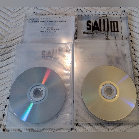 Saw And Saw 3 Uncut  DVD Horror Movie 2007 Danny Glover - Picture 3 of 3